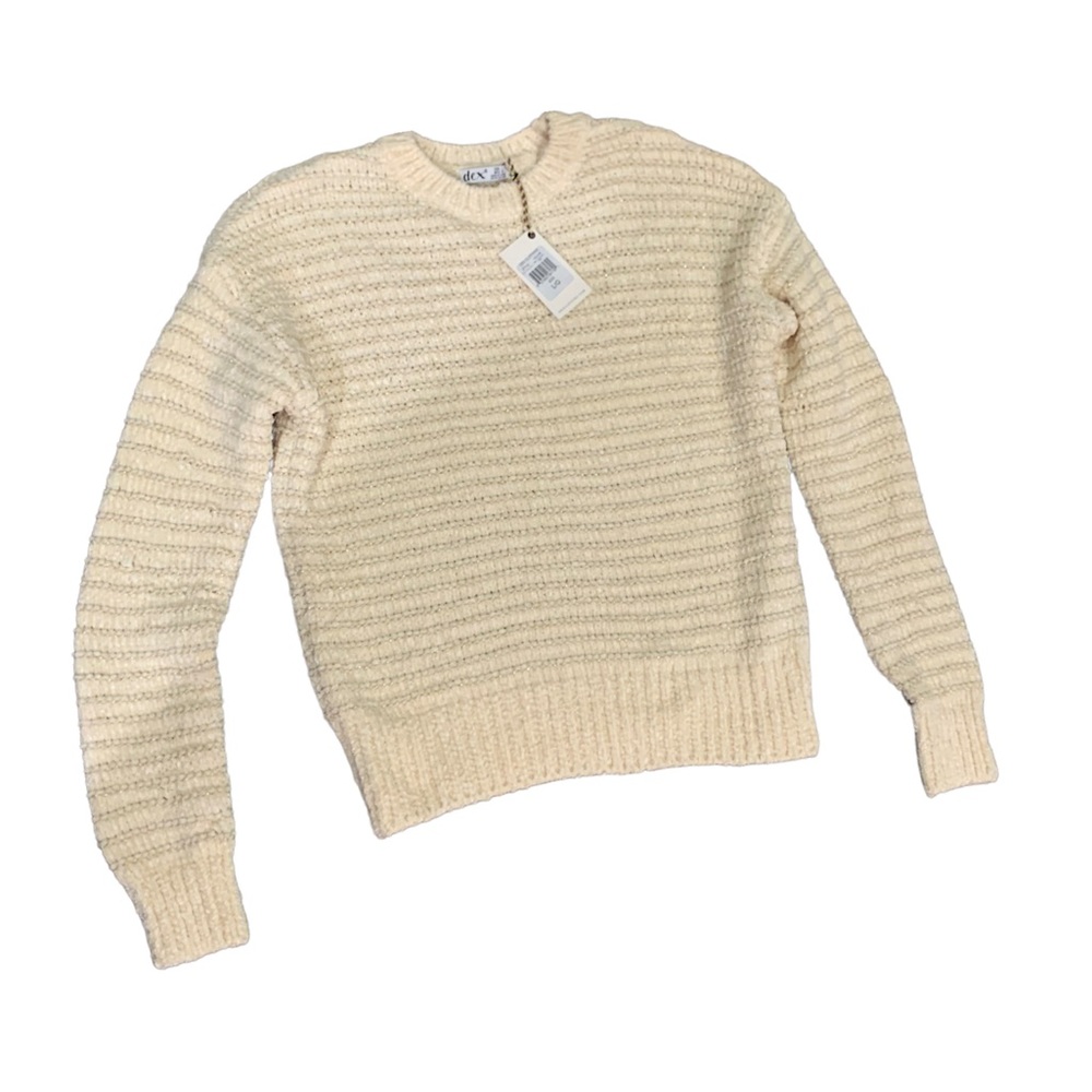 Girls New with Tags Gorgeous beige sweater. Size large.